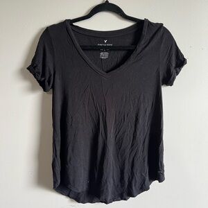 American Eagle Soft and Sexy Black Top